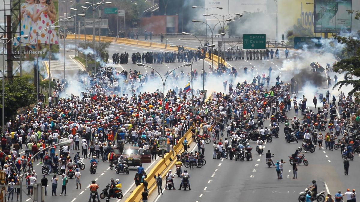 233 detenidos en Venezuela tras diez días de protestas, donde la