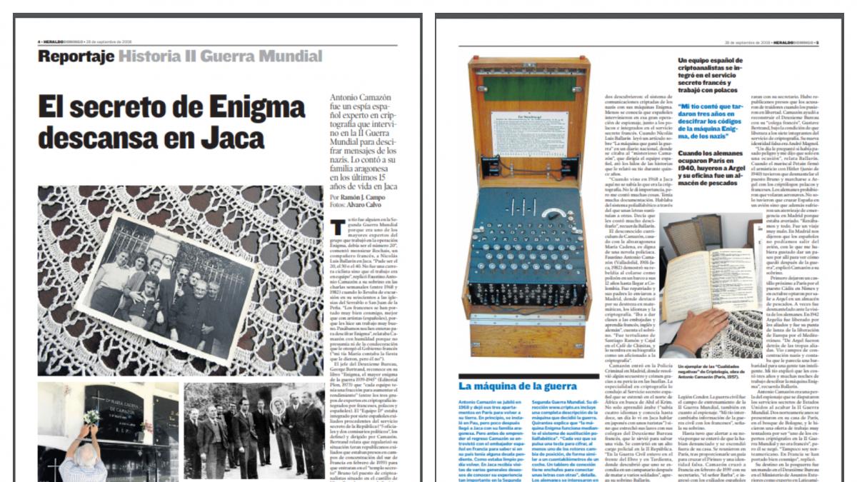 El secreto de Enigma descansa en Jaca