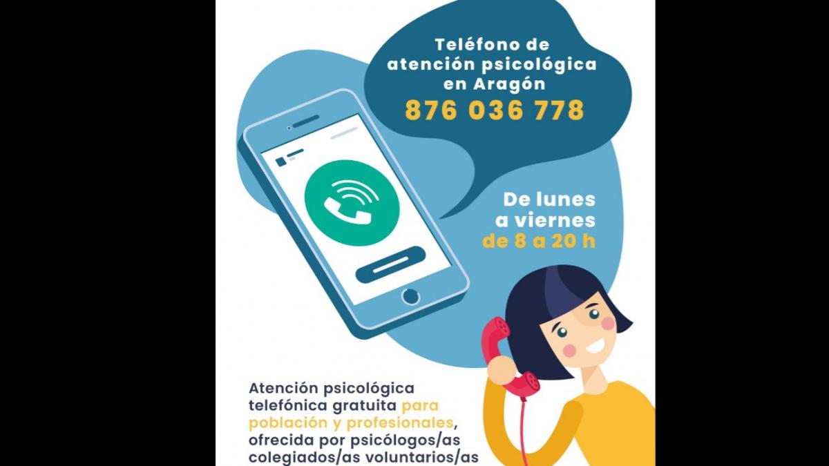 Coronavirus: un teléfono de atención psicológica atiende a ciudadanos de  Aragón desde este lunes