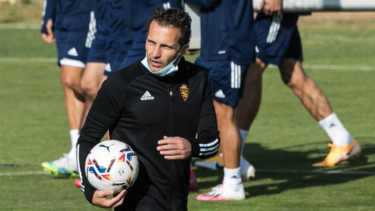 Baraja perfila un once de continuidad en el Real Zaragoza contra el Málaga 3 Baraja perfila un once de continuidad en el Real Zaragoza contra el Málaga 3