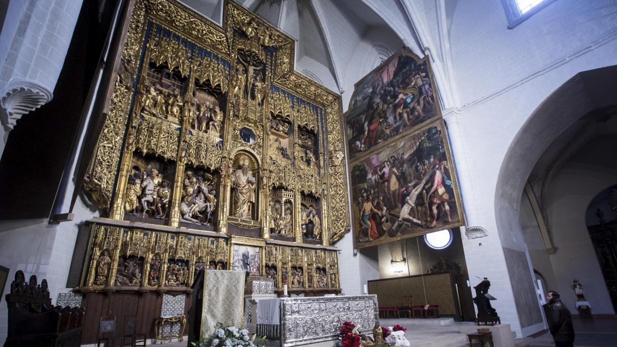 Las puertas del retablo mayor de San Pablo se reabren por Navidad