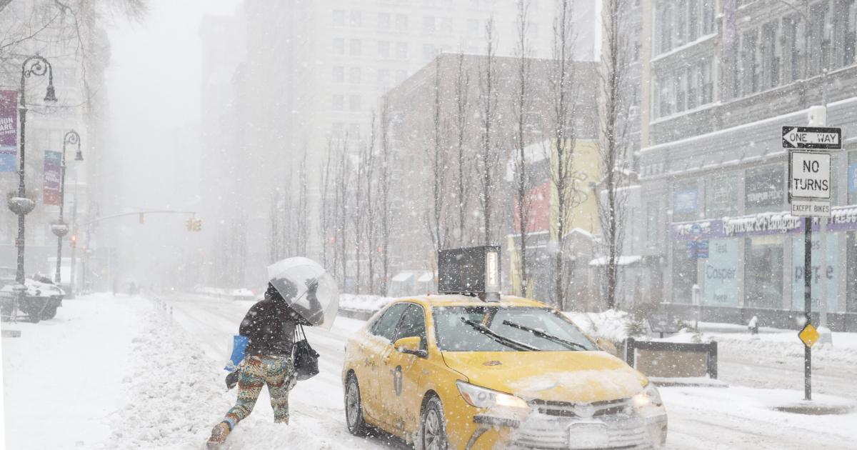 Un gran temporal cubre de nieve Nueva York y todo el noreste de EE.UU.