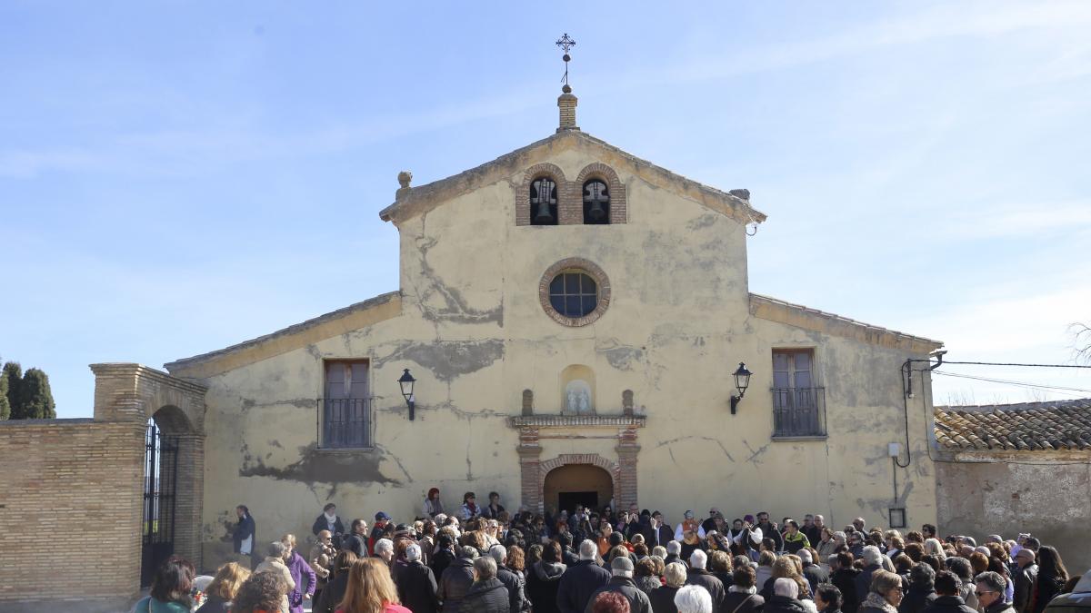 La ermita de las Mártires en Huesca está cerrada para evitar la  peregrinación por Santa Águeda