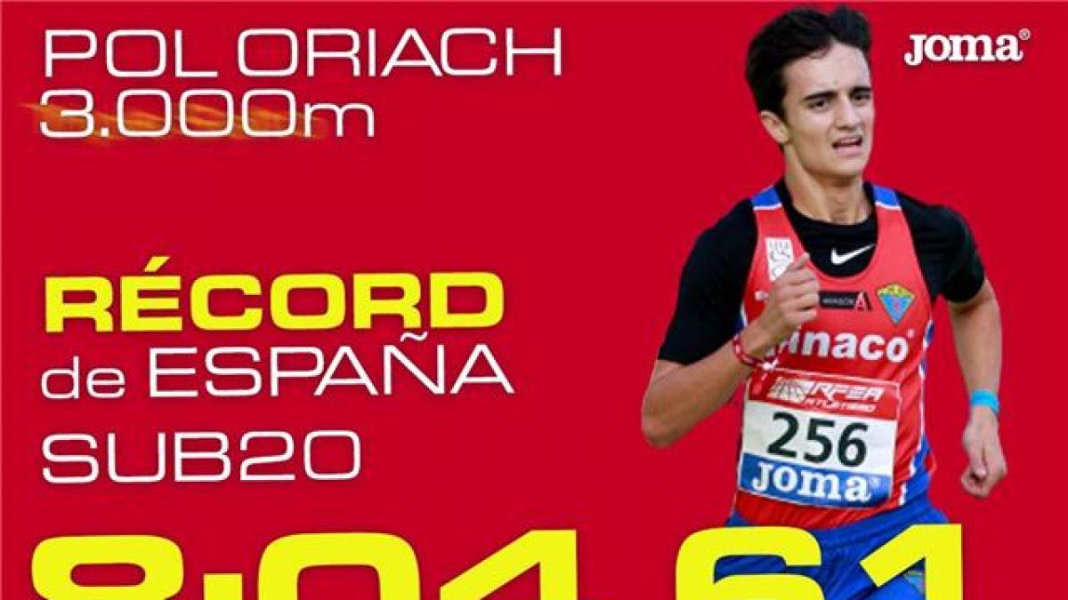 Pol Oriach Bate En Barcelona El Récord De España Sub 20 De Los 3000