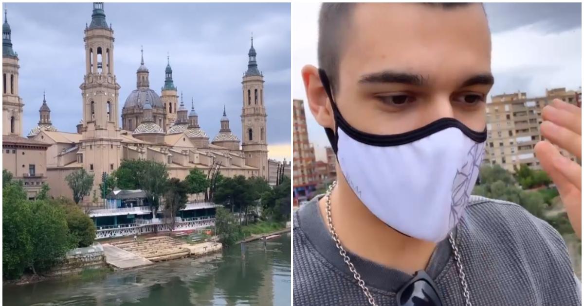 El 'youtuber' Alphasniper97, de visita en Zaragoza: 
