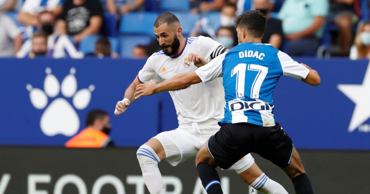 2-1. El Espanyol alarga la mala racha del Real Madrid