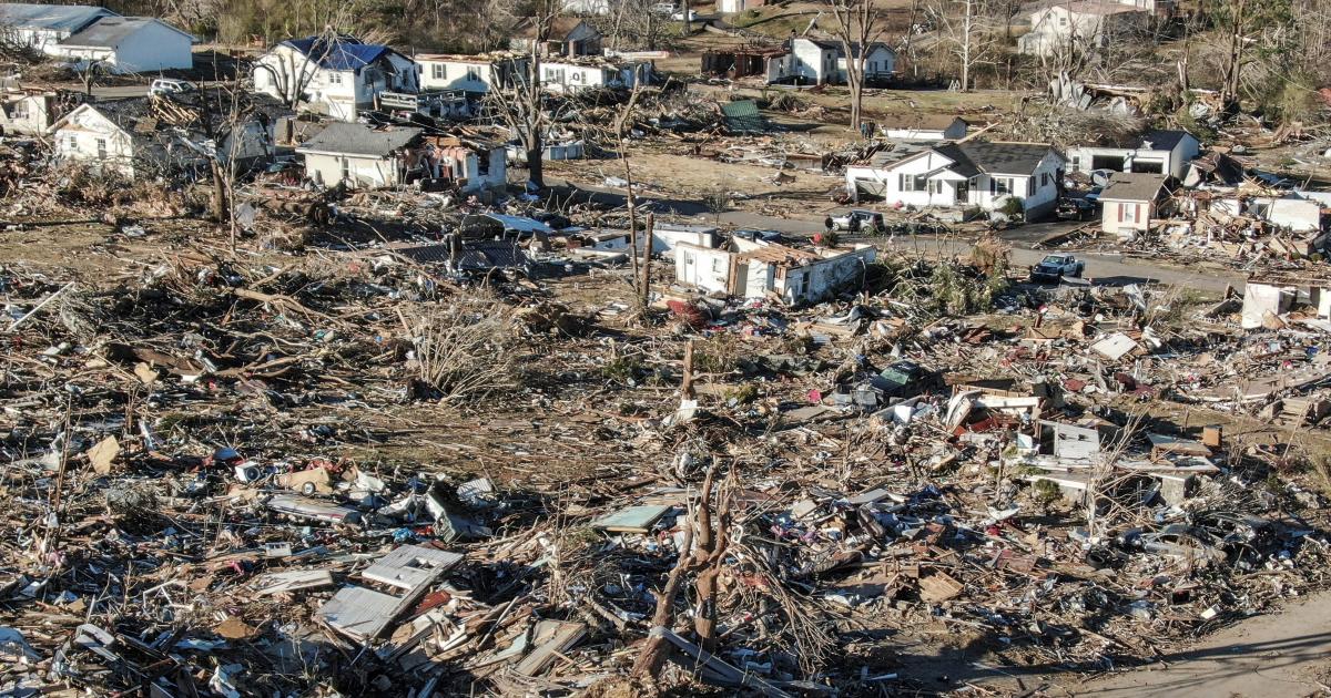 "El 75 de Dawson Springs desapareció" por el tornado en Kentucky