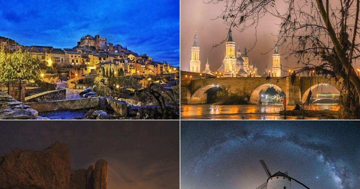 hemisferio Seguro Censo nacional De Alquézar al castillo de Peracense: las mejores panorámicas nocturnas de  Aragón