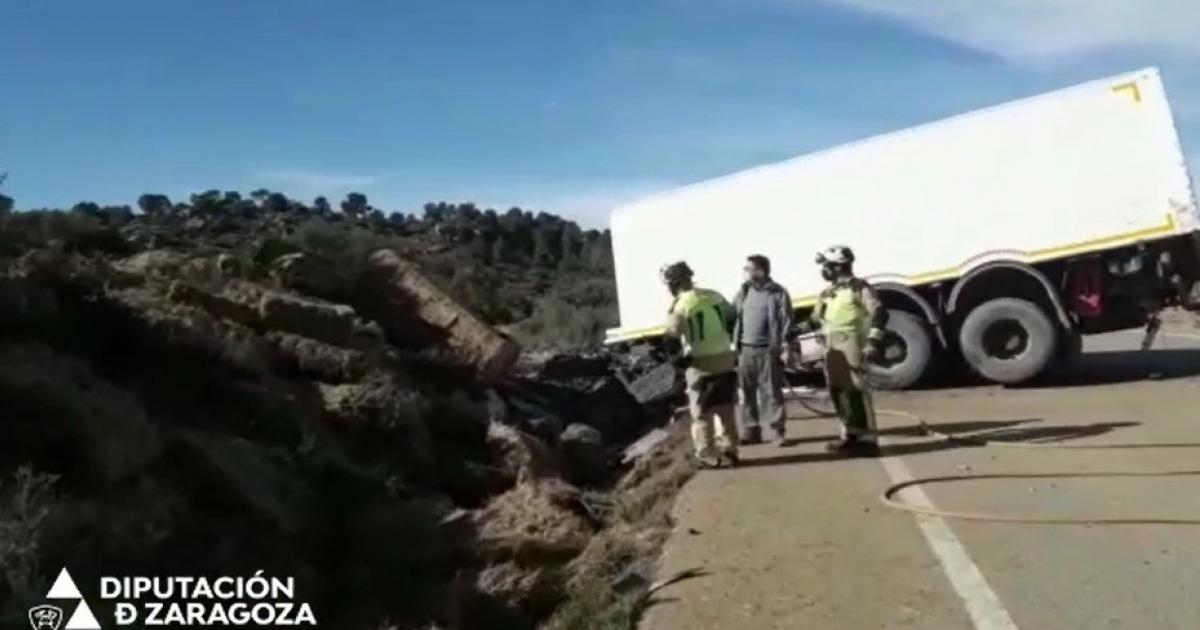 Un Herido Leve En Un Aparatoso Accidente Cerca De Maella