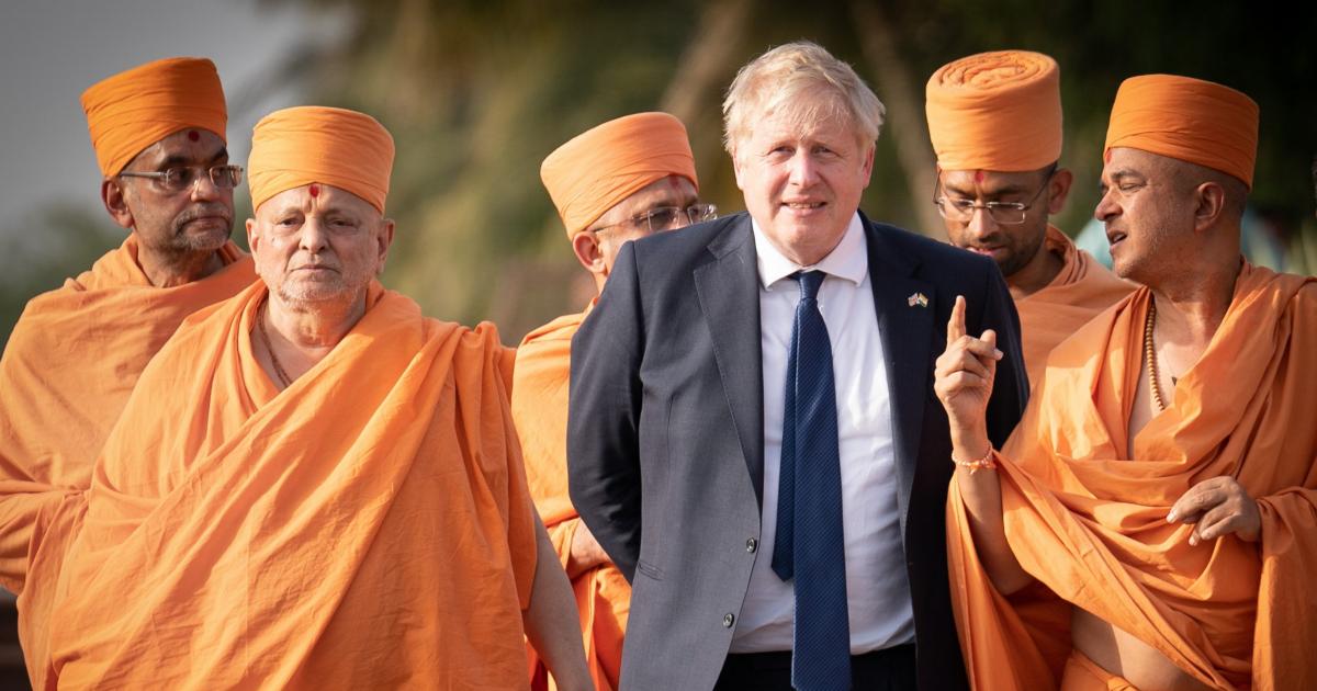 Boris Johnson aterriza en la India para una visita oficial centrada en el  comercio