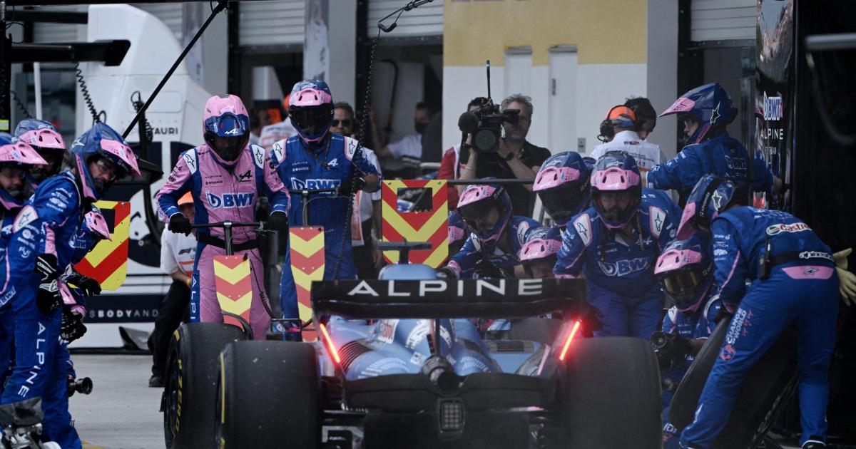 Pilotos de F1 hacen una parada en la casa de los Marlins de Miami