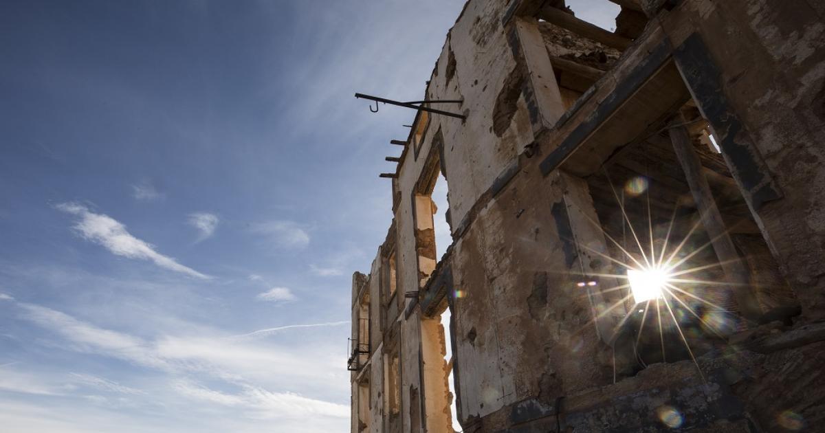 Il centro storico di Belchite, tra quelli scelti per far parte del nuovo “luogo memoriale democratico”