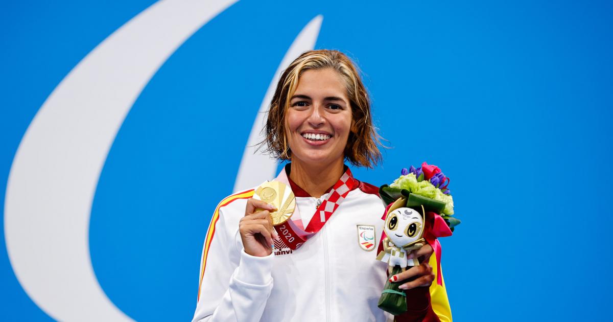 A nadadora espanhola Michelle Alonso, tricampeã paraolímpica, anuncia sua aposentadoria