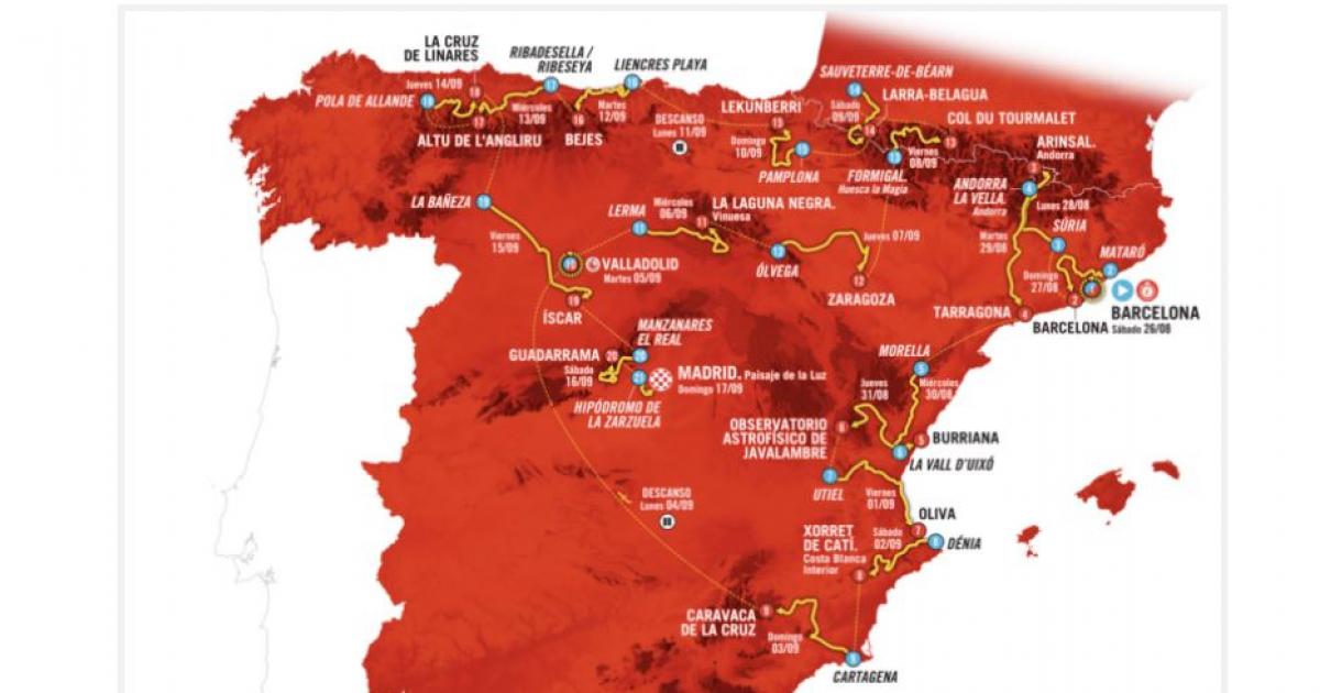 Tres etapas de la Vuelta Ciclista a España 2023 pisarán Aragón en sus