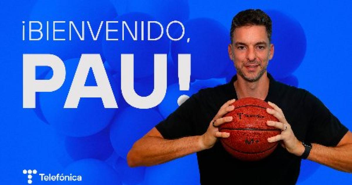 Pau Gasol, new ambassador for Telefónica until 2025