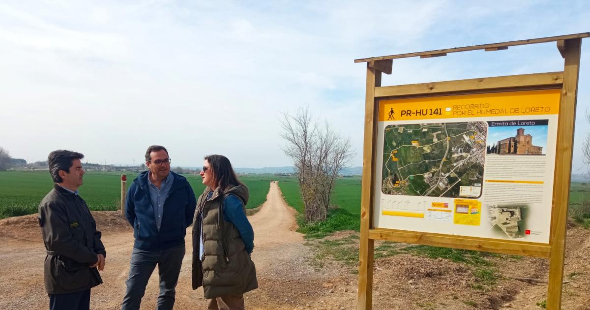 Huesca renueva el camino de Loreto incluido en el proyecto de unión de las  albercas