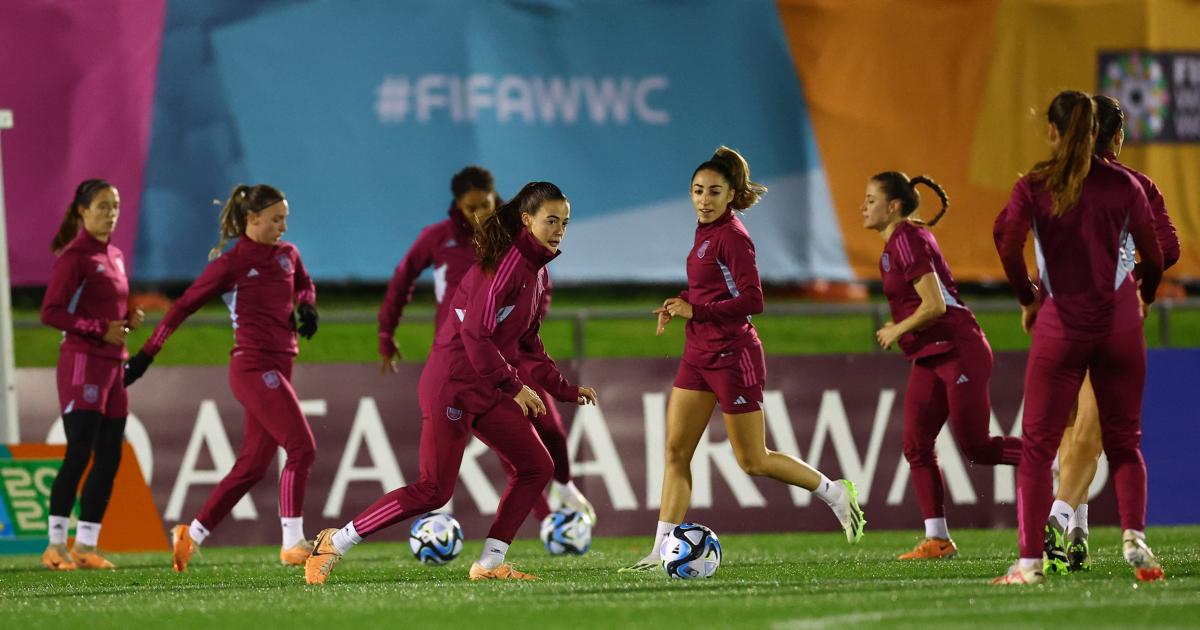 Entrenamiento seleccion española femenina