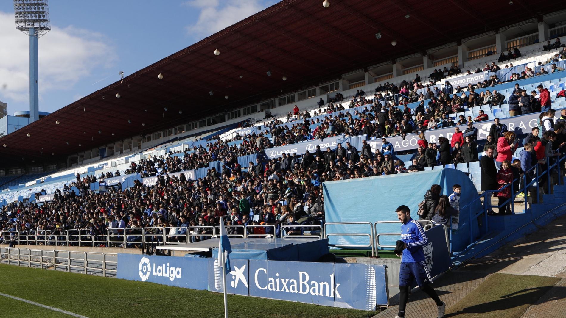 5.000 personas en el entrenamiento del Real Zaragoza