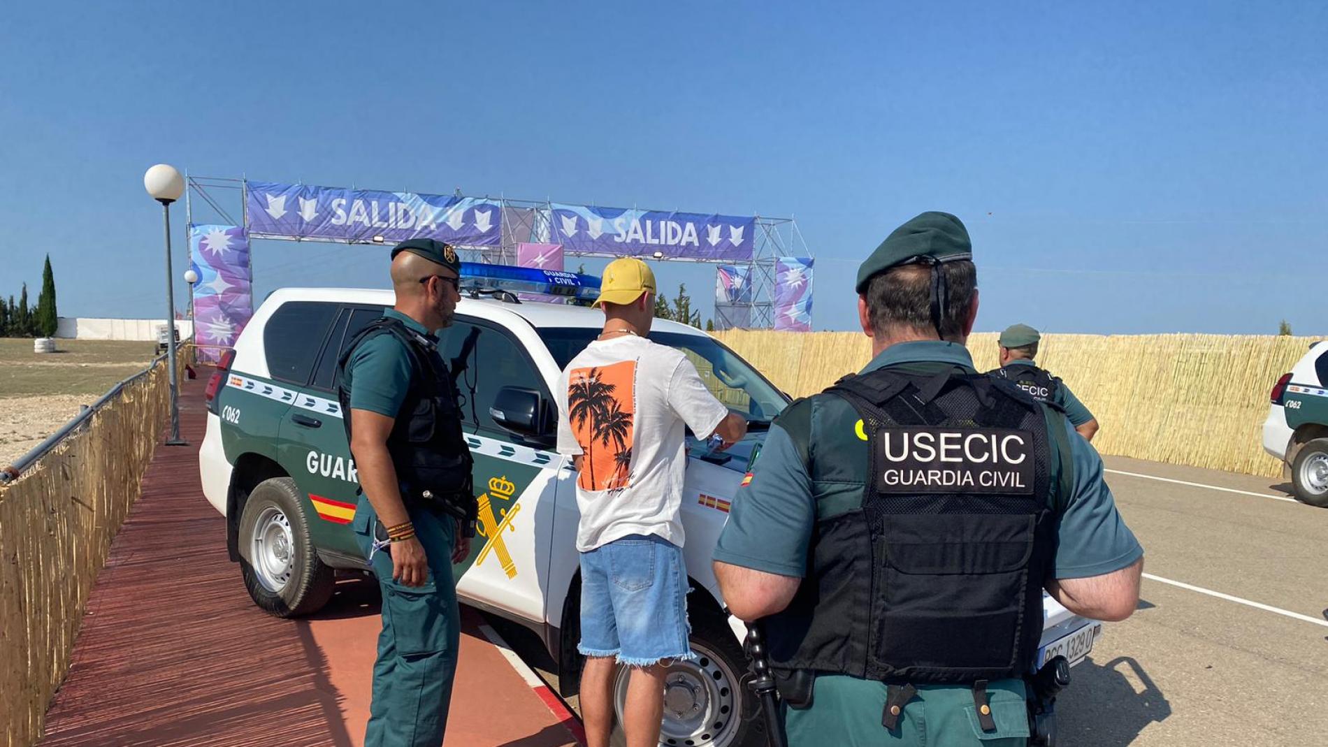 Las mejores imágenes del dispositivo de la Guardia Civil en