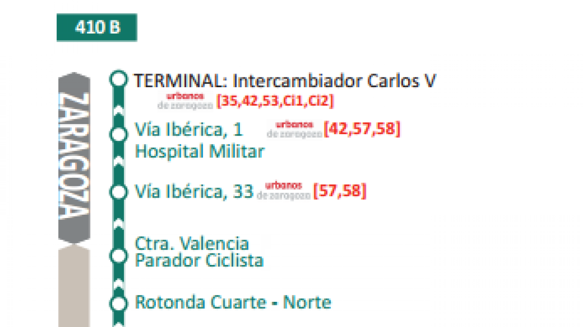 Autobús Zaragoza - Cuarte: recorrido, horarios y precios Autobús Zaragoza - Cuarte: recorrido, horarios y precios