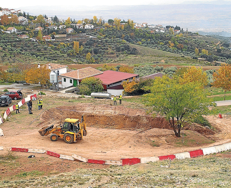 Un aspecto de la excavación arqueológica
