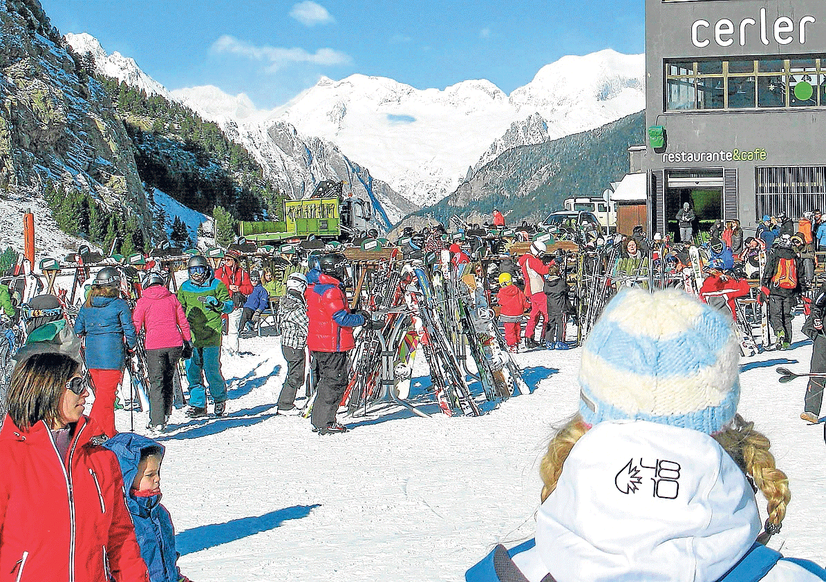 Los esquiadores disfrutaron de las horas en las que Cerler permaneció abierta