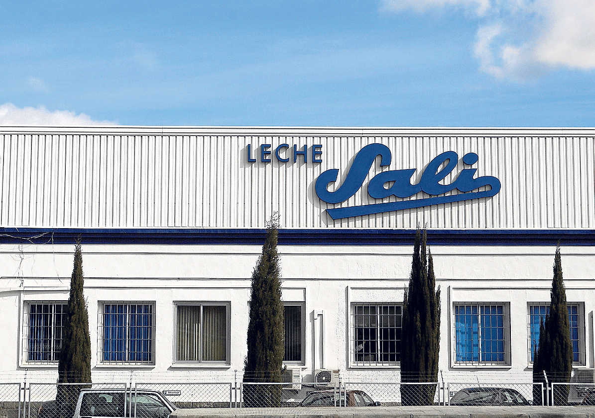 Instalaciones de la planta de leche Sali en Utebo, Zaragoza, cerrada en noviembre de 2013