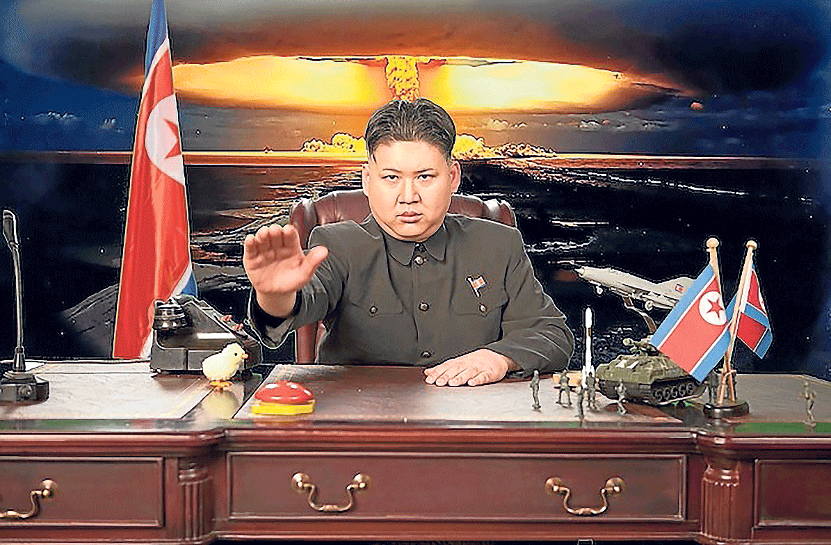 El actor Randall Park, en el papel del dictador coreano Kim Jong-un en la película 'The interview'