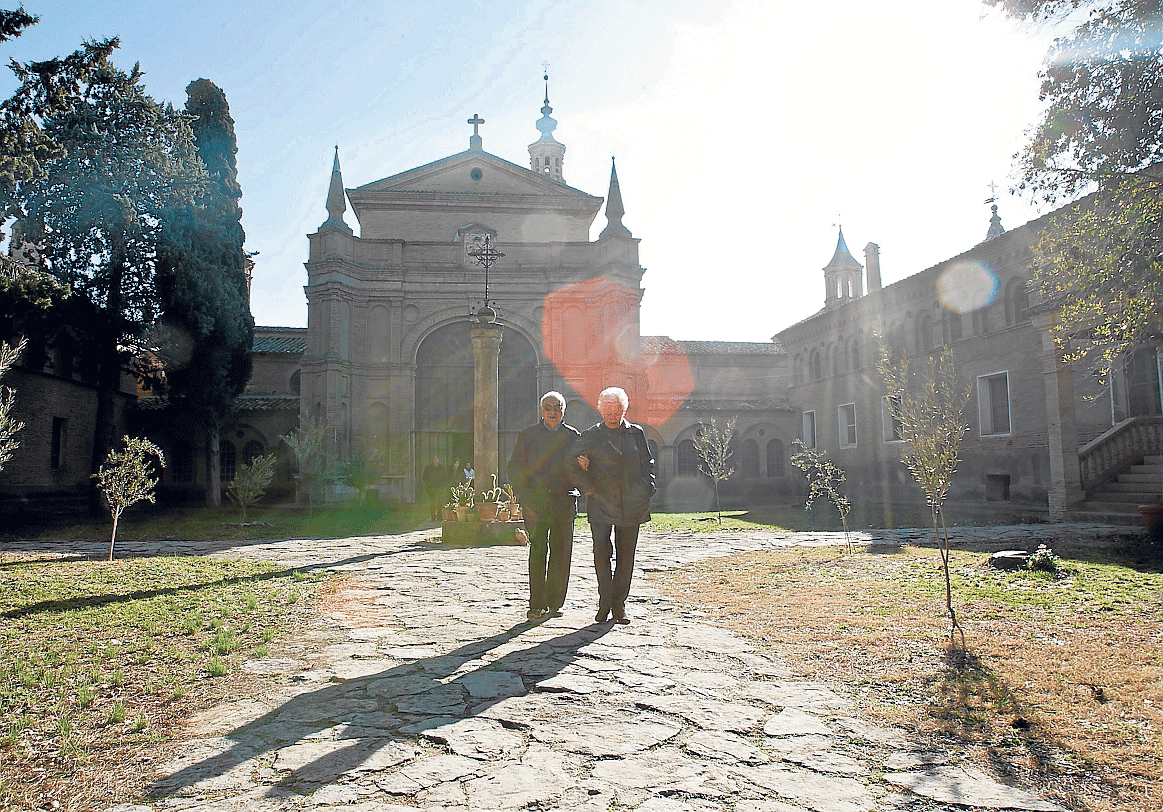 La cartuja de Aula Dei, que cuenta con una partida para restaurar el tejado del monasterio