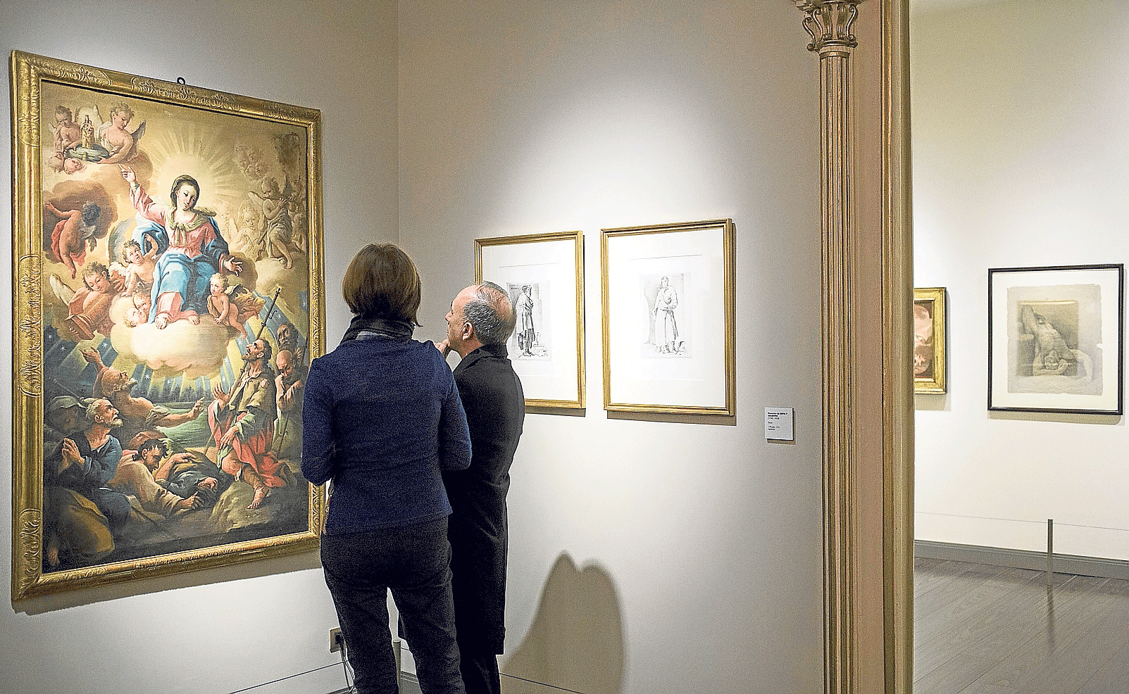 La pintura 'Aparición de la Virgen del Pilar a Santiago y los convertidos', de José Luzán, es una de las incorporaciones del museo