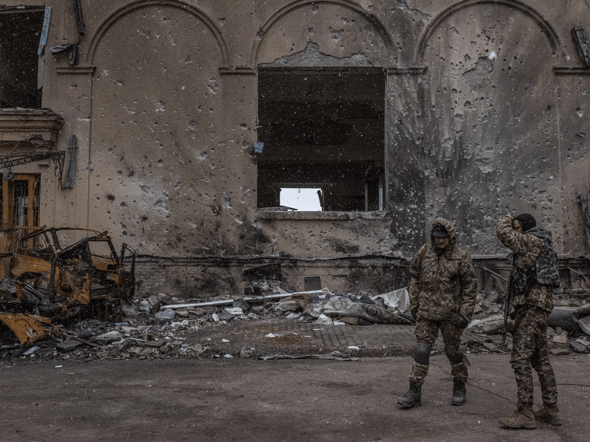 Algunas imágenes que deja una nueva jornada de guerra en Ucrania
