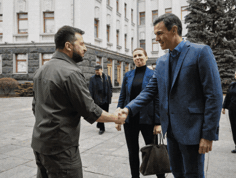 Pedro Sánchez se reúne con Zelenski en Kiev