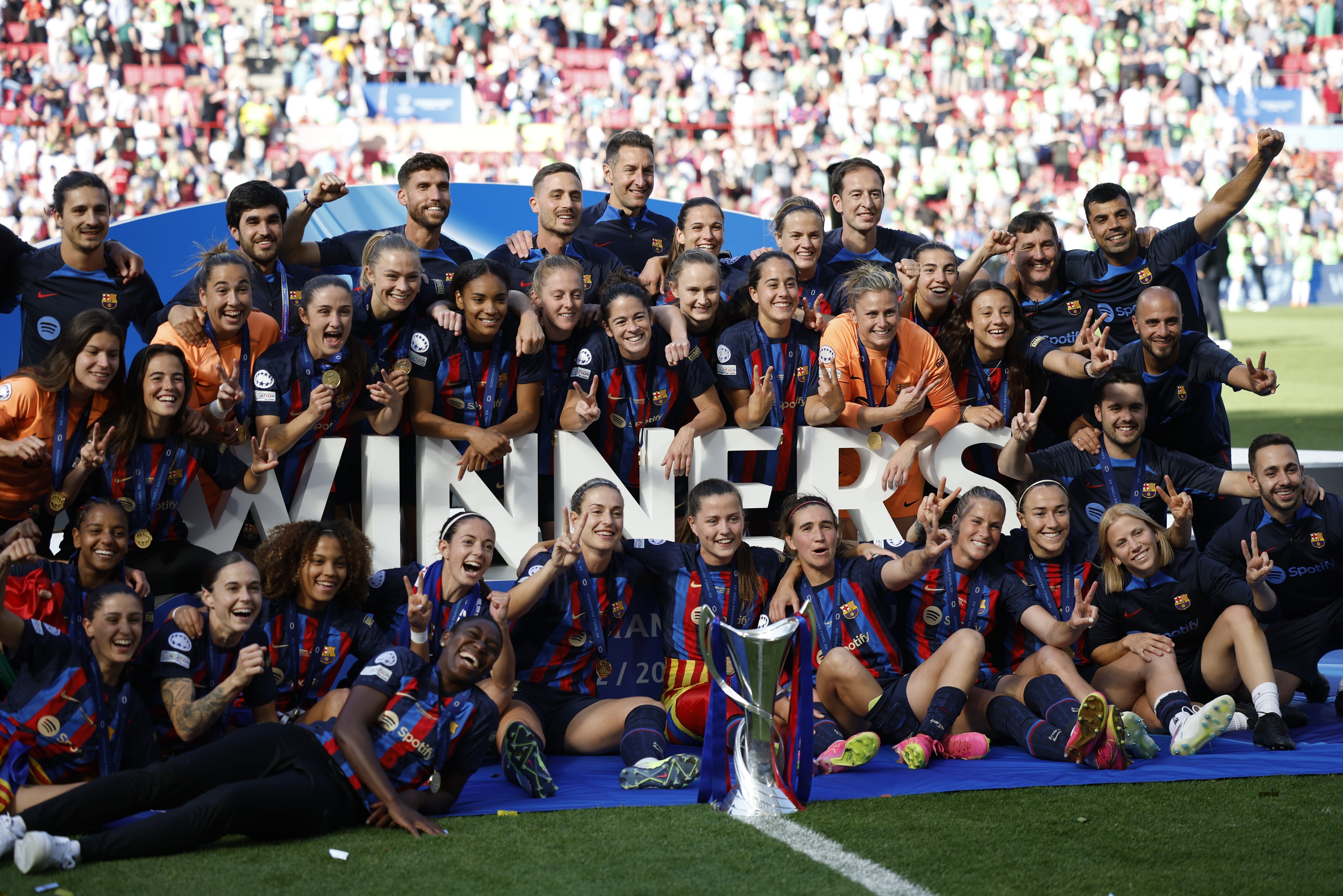 Fotos de la final de la Champions League femenina entre el FC Barcelona