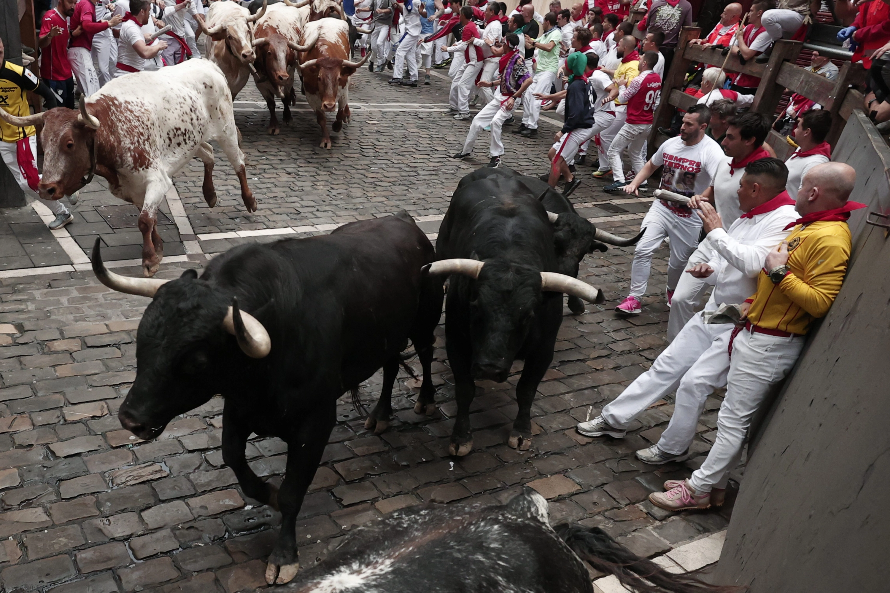 En fotos | Así ha sido el tercer encierro de San Fermín 2024 | Imágenes