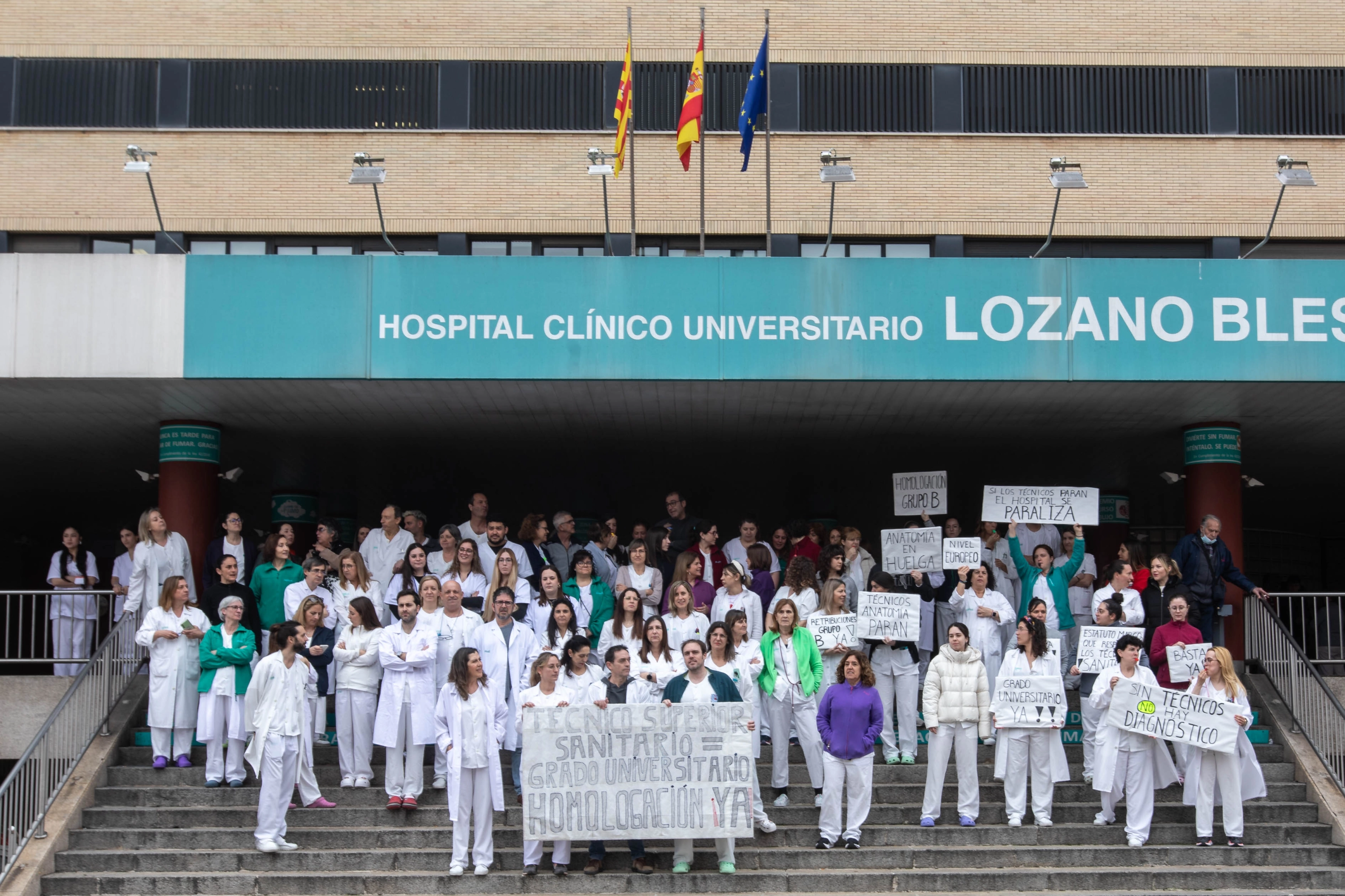 Quiénes son los técnicos superiores sanitarios de Aragón y cuáles son sus reivindicaciones