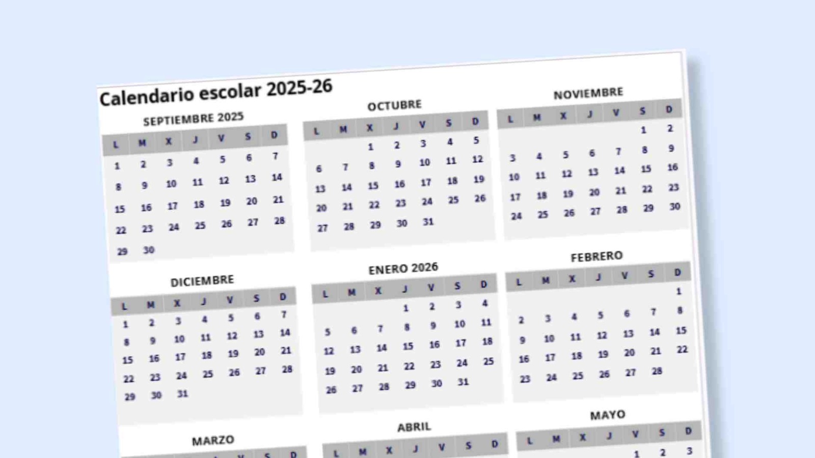 Confirmado el calendario escolar de Aragón 20252026 y 20262027